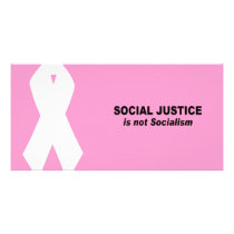 Social Justice is not socialism Personalized Photo Card