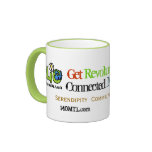 Social Media Coffee Revolutionary Minds - Green Coffee Mugs