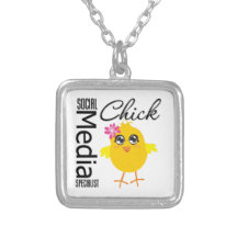 Social Media Specialist Chick Pendants