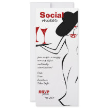 Social Mixer Custom Invitations