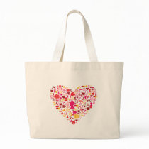Social Network Heart bags