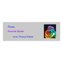 Social Network Profile Card Business Card Templates