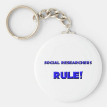Social Researchers Rule! Key Chain