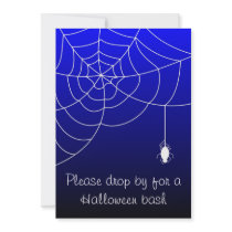Social Spider Halloween Invitation