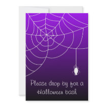 Social Spider Halloween Invitation
