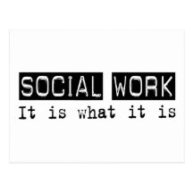 Social Work It Is Postcard