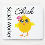 Social Worker Chick Mousepads