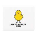 Social Worker Chick postcards