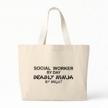 Social Worker Deadly Ninja Tote Bag