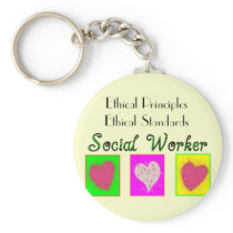 Social Worker Ethical Principles-Ethical Standards Key Chain