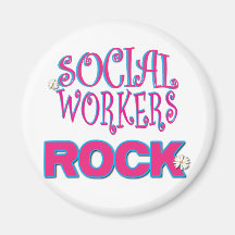 Social Worker Gifts Fridge Magnet