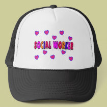Social Worker HEARTS hats