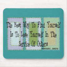 Social Worker (Mahandas Gandhi Quote) Mousepad
