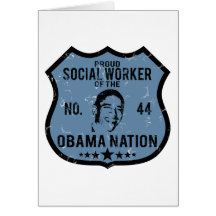 Social Worker Obama Nation Card