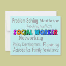 Social Worker Professional Duties Design invitations