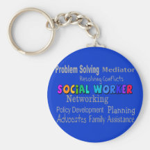 Social Worker Professional Duties Design Key Chains