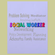 Social Worker Professional Duties Design letterhead