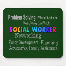 Social Worker Professional Duties Design Mouse Pad
