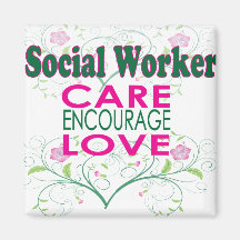 Social Worker Refrigerator Magnet