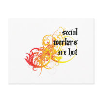 Social Workers Are Hot Post Cards