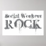 Social Workers Rock Poster