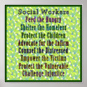 Social Workers Work! posters