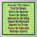 Social Workers Work! posters
