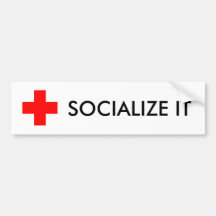 SOCIALISEZ-LE ADHÉSIF POUR VOITURE