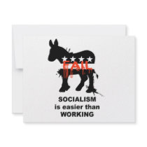 Socialism is easier than working personalized announcements