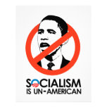 Socialism is un-American Custom Letterhead
