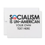 Socialism is un-American Announcement