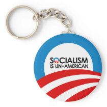 Socialism is un-American Key Chain