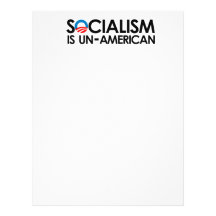 Socialism is un-American Personalized Letterhead