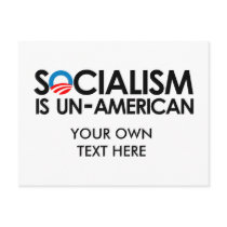 Socialism is un-American Postcard