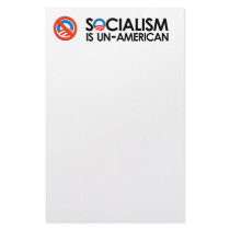 Socialism is un-American Stationery