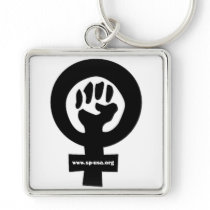 Socialist Feminist Keychain