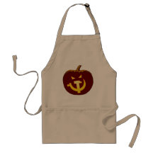 Socialist Jack-O-Lantern Aprons