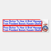 Socialist Obama Stickers to apply to Hand-Dryers Bumper Sticker