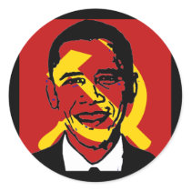 socialistobama round stickers