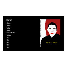 SOCIALISToBAMAJOKER, Name, Address 1, Address 2... Business Cards