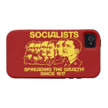 Socialists: Spreading the Wealth Case-Mate iPhone 4 Cases