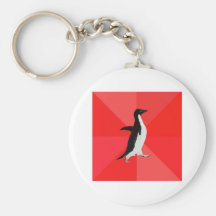 Socially Awesome Penguin Advice Animal Meme Key Chain