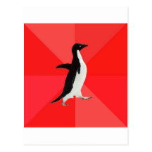 Socially Awesome Penguin Advice Animal Meme Postcards