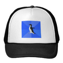 Socially Awkward Penguin Advice Animal Meme Mesh Hat
