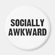 Socially Awkward Refrigerator Magnets