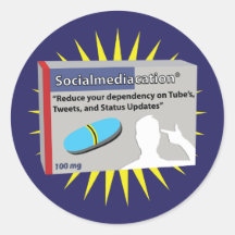 Socialmediacation Sticker