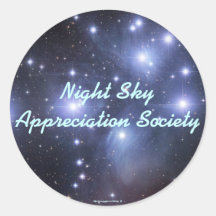 Société d'appréciation de ciel nocturne - autocoll