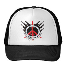 Société polie armée - rouge et bleu casquette de camionneur
