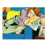 Society Page Lies Post Card