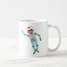 Sock Monkey Astronaut Mug
